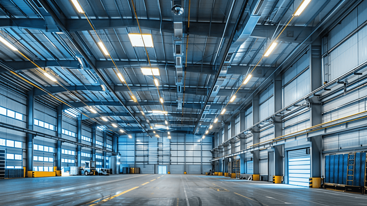 Ipari csarnok trapézlemezzel