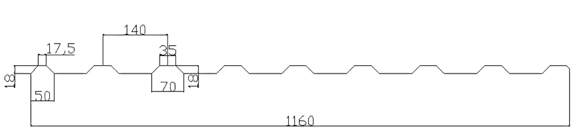 Trapézlemez méretek