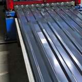 Antracit trapézlemez gyártás gépen