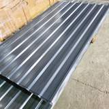 Antracit trapézlemez kész lemez műhelyben