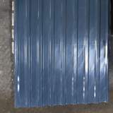 Antracit trapézlemez felszerelve