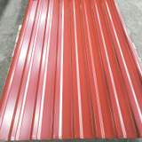 Cserépvörös trapézlemez kész lemez