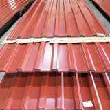 Cserépvörös trapézlemez kész lemezek