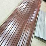 Csokoládébarna trapézlemez kész lemez