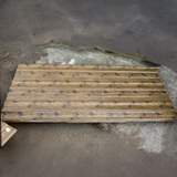 Famintás trapézlemez részlet