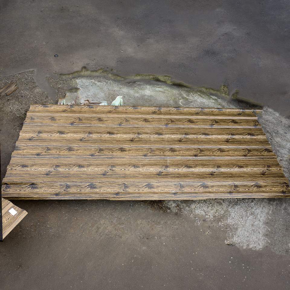 Famintás trapézlemez részlet