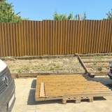 Famintás trapézlemez kerítésen