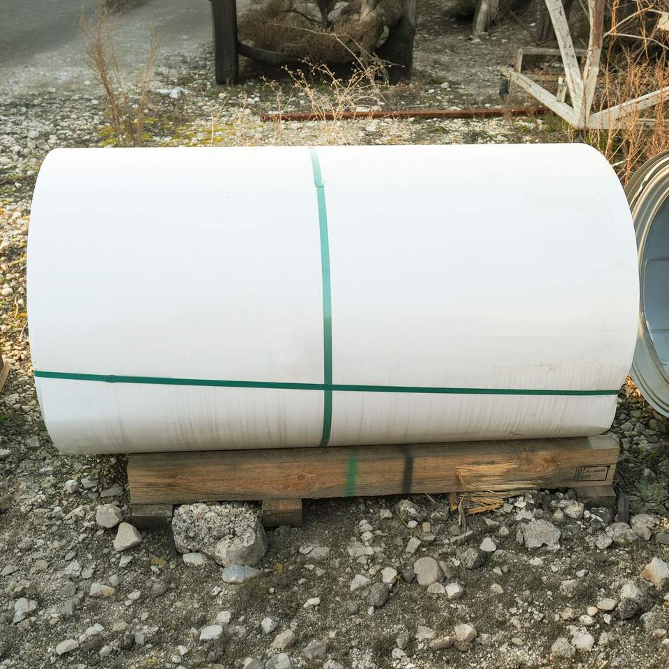 Fehér trapézlemez részlet