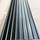 Fekete trapézlemez kész lemez