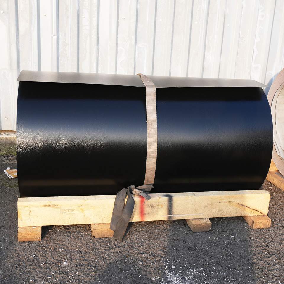 Fekete trapézlemez részlet