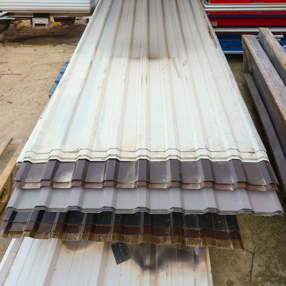 Másodosztályú trapézlemez felületi hiba