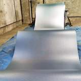 Natúr horganyzott trapézlemez részlet